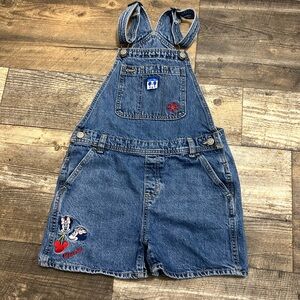Disney Minnie Girls
embroidered shortalls size L(10)